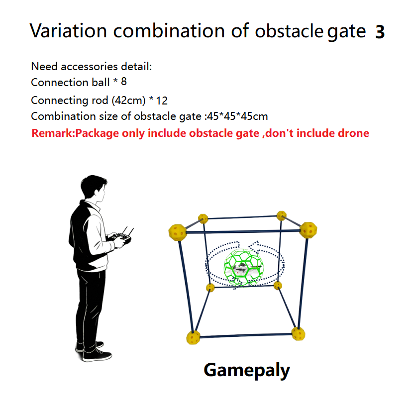 Racing Obstacle Gate Goal Ligh - Drone Racing Flag ulasan dan harga