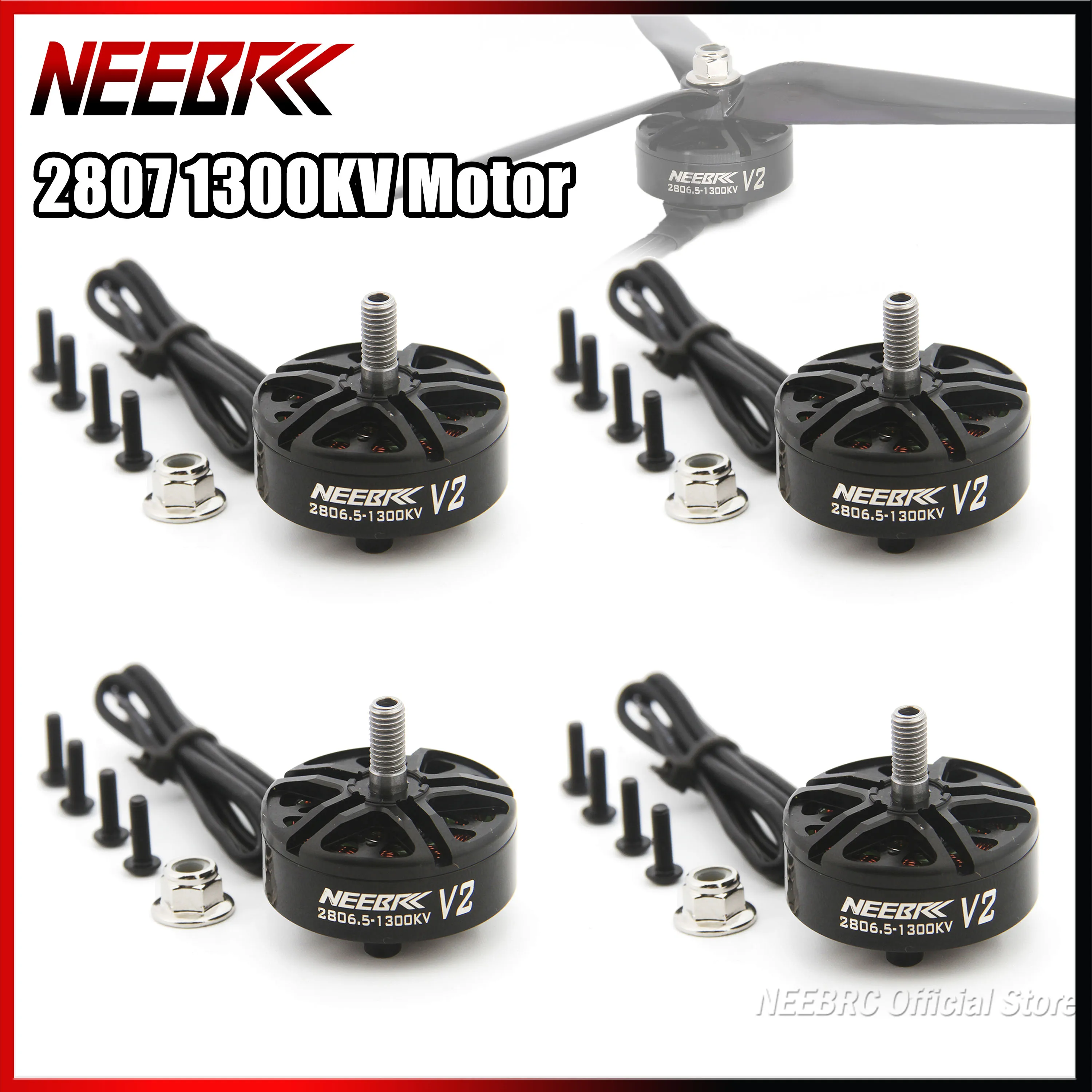 4pcs NEEBRC 2807 2806.5 1300KV - Drone Racing Esc ulasan dan harga